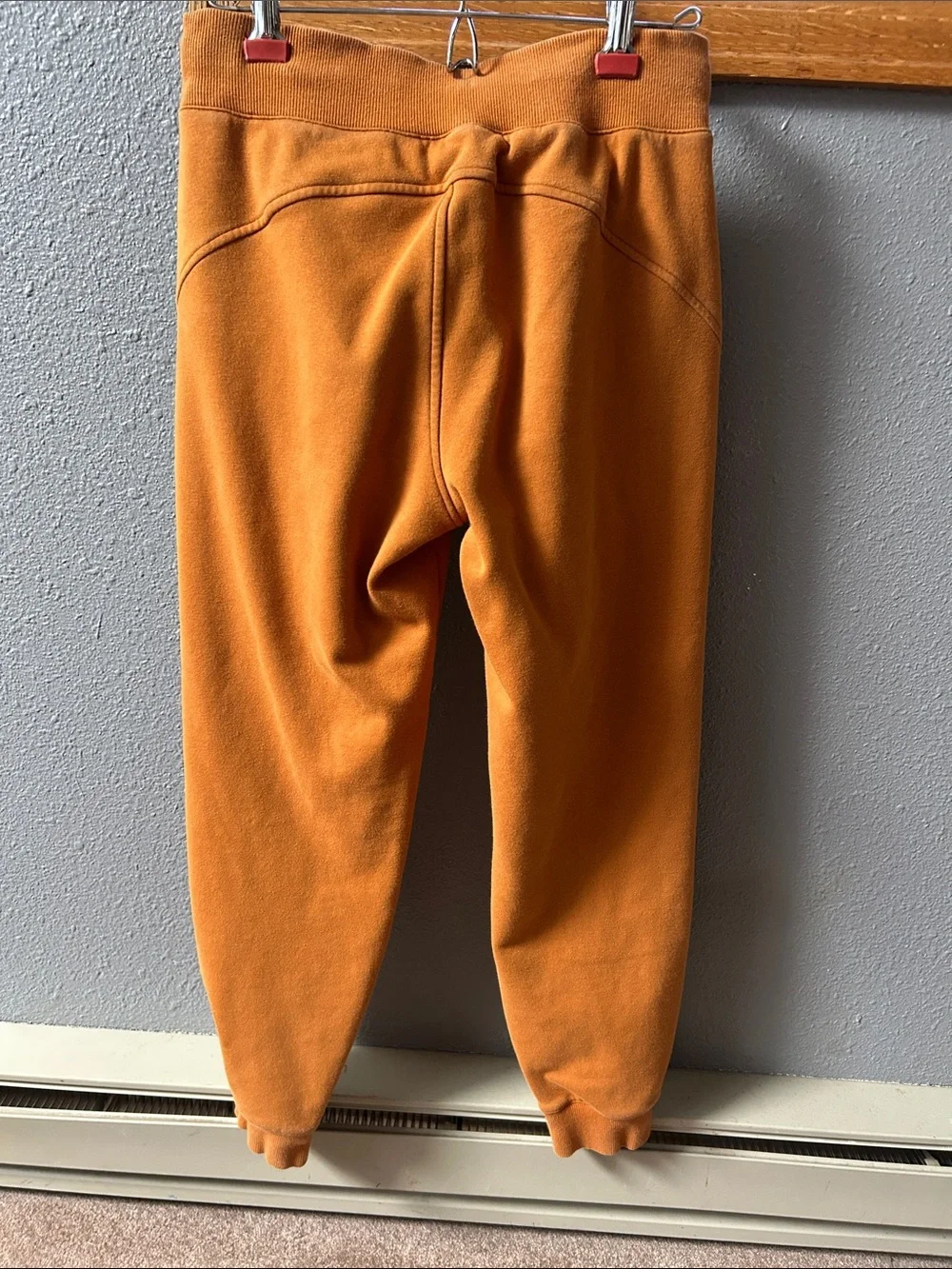 Athleta Cozy Drawstring Joggers in Burnt Orange
